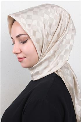 Fashion Monogram Eşarp 8090-5 Çöl Beji