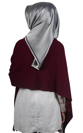 Kürklü Triko Omuz Şalı 2020-1