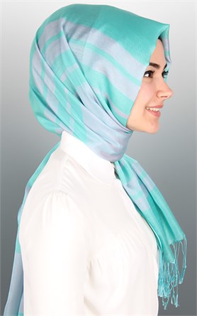 500-0013-60 ÇİFT YÖNLÜ İPEKSİ ŞAL