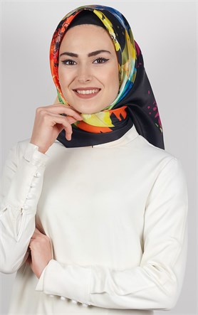 Piramit Tafta Dijital Eşarp 1921-14