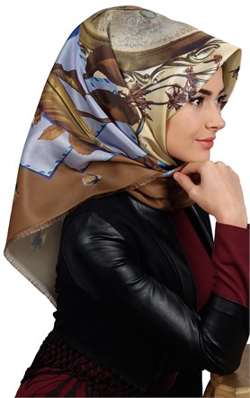 Tafta Dijital Eşarp 1323-10