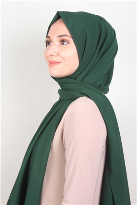 Fiesta Düz Krep Şal 2742-25 Zümrüt