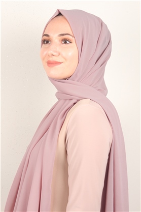 Fiesta Düz Krep Şal 2742-28 Pudra