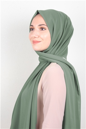 Fiesta Düz Krep Şal 2742-30 Haki