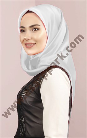 Fiesta Düz Renk İpek Eşarp 1600-37