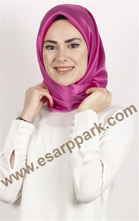 Fiesta Düz Renk İpek Eşarp 1600-8