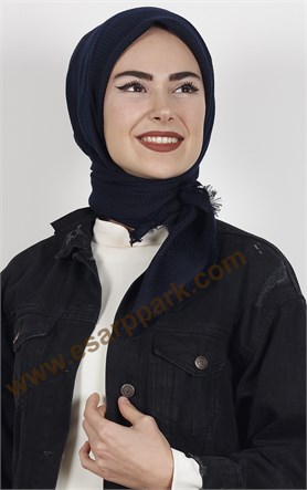 Fileli Coton Eşarp 1710-15