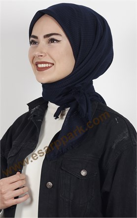 Fileli Coton Eşarp 1710-15