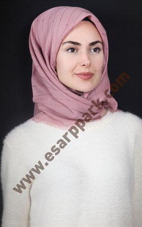 Fileli Coton Eşarp 1710-21