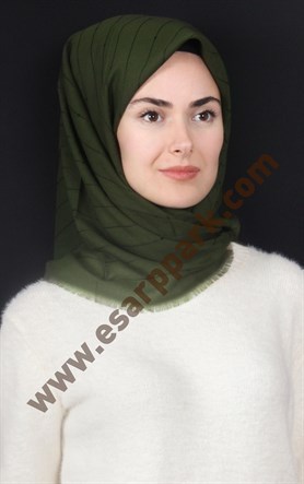 Fileli Coton Eşarp 1710-24