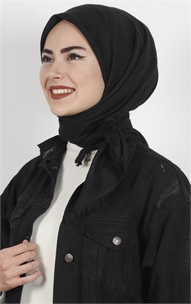 Fileli Coton Eşarp 1710-25