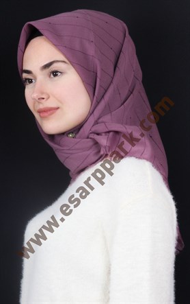 Fileli Coton Eşarp 1710-4