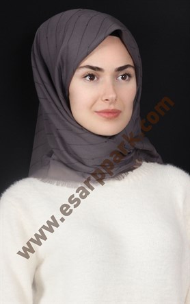 Fileli Coton Eşarp 1710-5