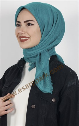 Fileli Coton Eşarp 1710-9