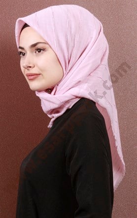 Fileli Coton Eşarp 1733-12