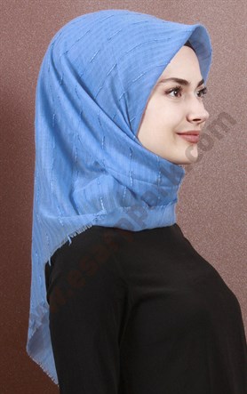 Fileli Coton Eşarp 1733-15