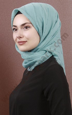 Fileli Coton Eşarp 1733-2