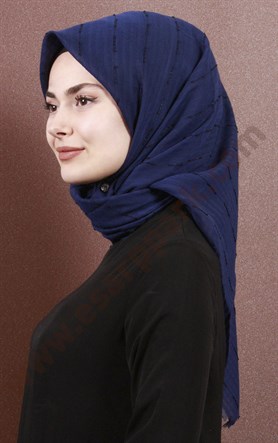 Fileli Coton Eşarp 1733-20