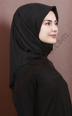 Fileli Coton Eşarp 1733-22