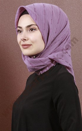 Fileli Coton Eşarp 1733-3