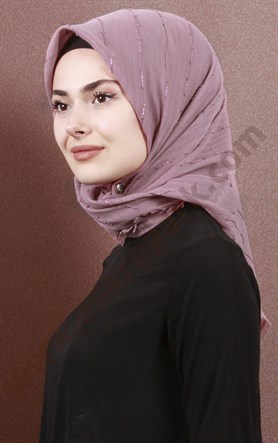 Fileli Coton Eşarp 1733-5