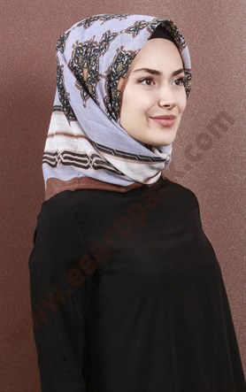 Fileli Coton Eşarp 1734-4