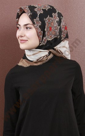 Fileli Coton Eşarp 1734-5