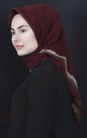 Fileli Coton Eşarp 1735-1