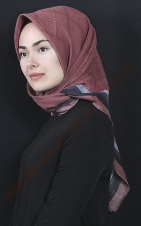 Fileli Coton Eşarp 1735-11