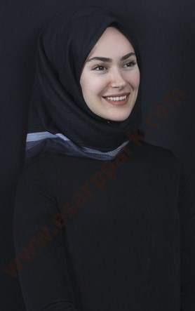 Fileli Coton Eşarp 1735-12