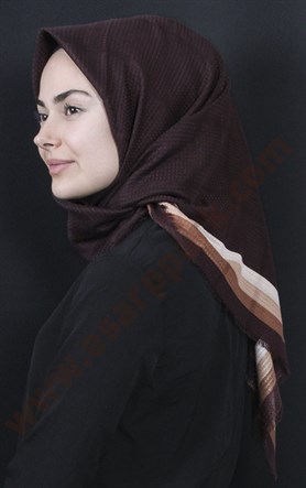 Fileli Coton Eşarp 1735-13