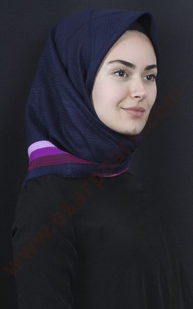 Fileli Coton Eşarp 1735-14