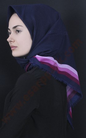 Fileli Coton Eşarp 1735-14