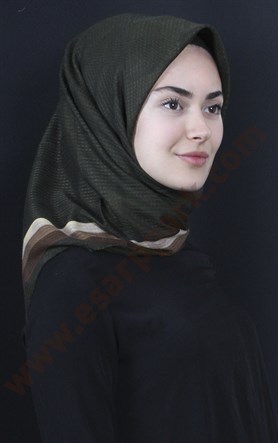 Fileli Coton Eşarp 1735-15