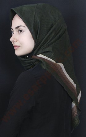 Fileli Coton Eşarp 1735-15