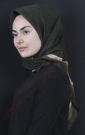 Fileli Coton Eşarp 1735-15