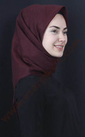 Fileli Coton Eşarp 1735-21