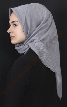 Fileli Coton Eşarp 1735-23