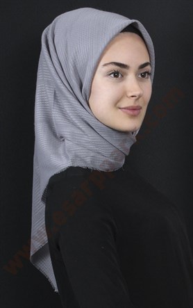 Fileli Coton Eşarp 1735-23