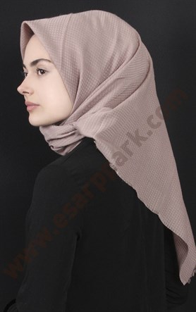 Fileli Coton Eşarp 1735-24