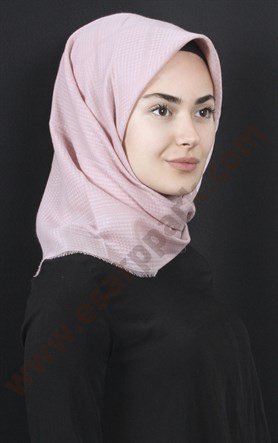 Fileli Coton Eşarp 1735-28