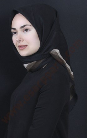 Fileli Coton Eşarp 1735-3