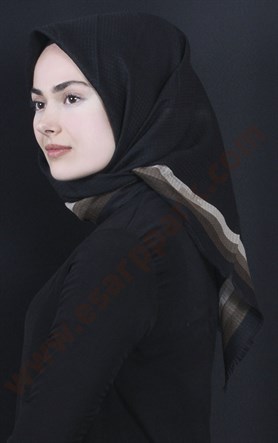 Fileli Coton Eşarp 1735-3