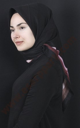 Fileli Coton Eşarp 1735-8