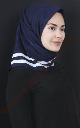 Fileli Coton Eşarp 1735-9