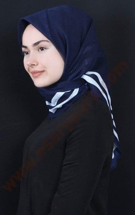 Fileli Coton Eşarp 1735-9