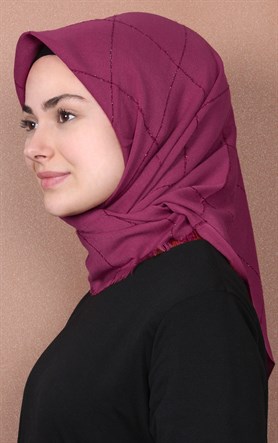 Fileli Coton Eşarp 1736-15