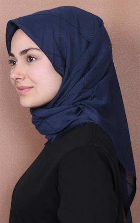 Fileli Coton Eşarp 1736-16