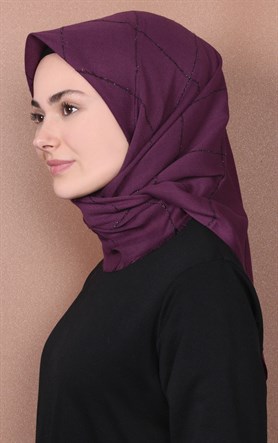 Fileli Coton Eşarp 1736-3