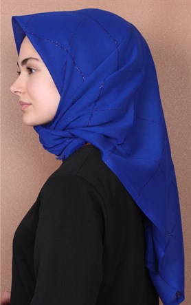 Fileli Coton Eşarp 1736-4